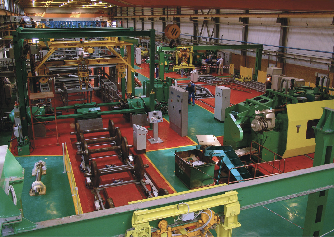 Рис. 2. Общий вид вагонно-колёсных мастерских депо Свердловск-Сортировочный, оснащённых автоматизированной системой управления межстаночным технологическим оборудованием