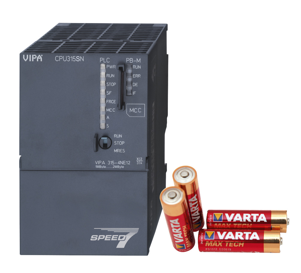 Рис. 1. Сердце обновлённой САУ на производстве VARTA – контроллер VIPA семейства 300S