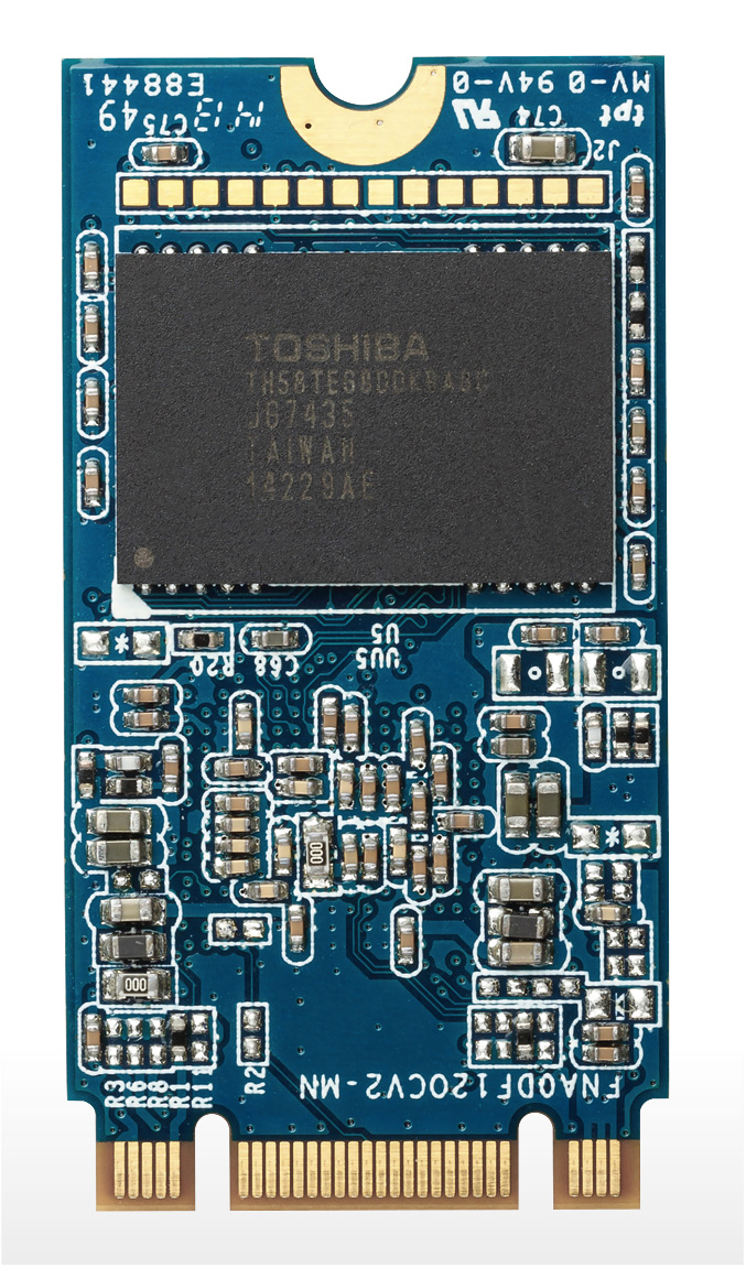 Рис. 1. SSD-накопитель формата M.2