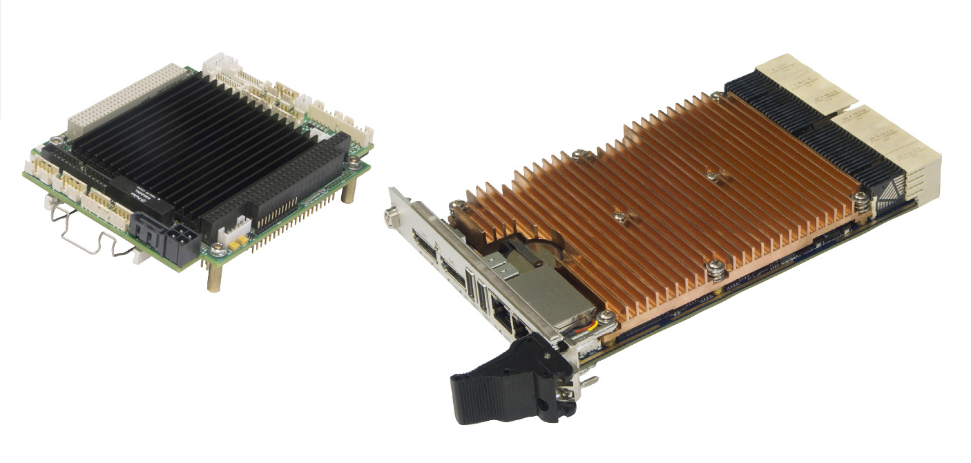 Рис. 1. Вычислители «ДОЛОМАНТ» в формате PC/104 и CompactPCI