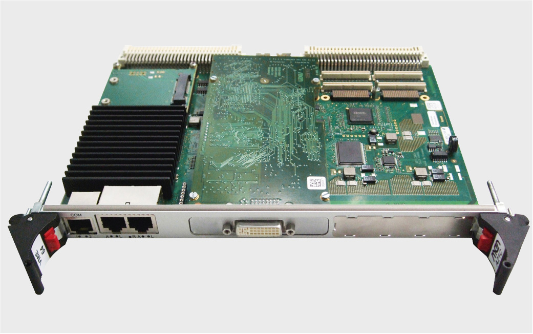 Рис. 1. Процессорная плата VMEbus с архитектурой Intel Core и слотами XMC/PMC (MEN A20)
