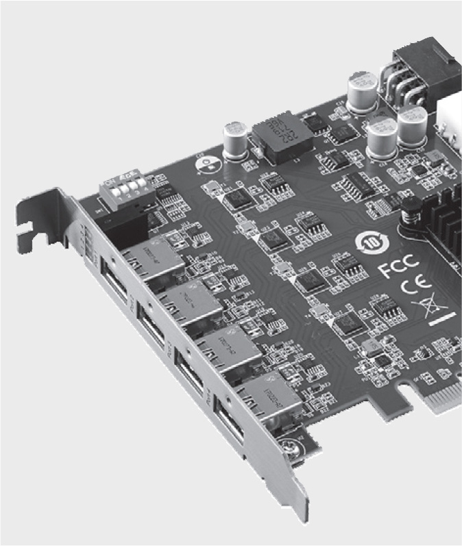 Рис. 4. Плата расширения USB 3.0 –PCIE-1154