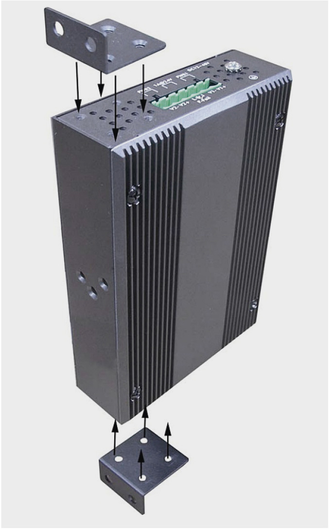 Рис. 4. Крепление для монтажа на панель коммутатора Advantech EKI-2525