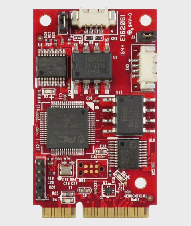 Рис. 13. Двухпортовый модуль CANbus EMUC-B202