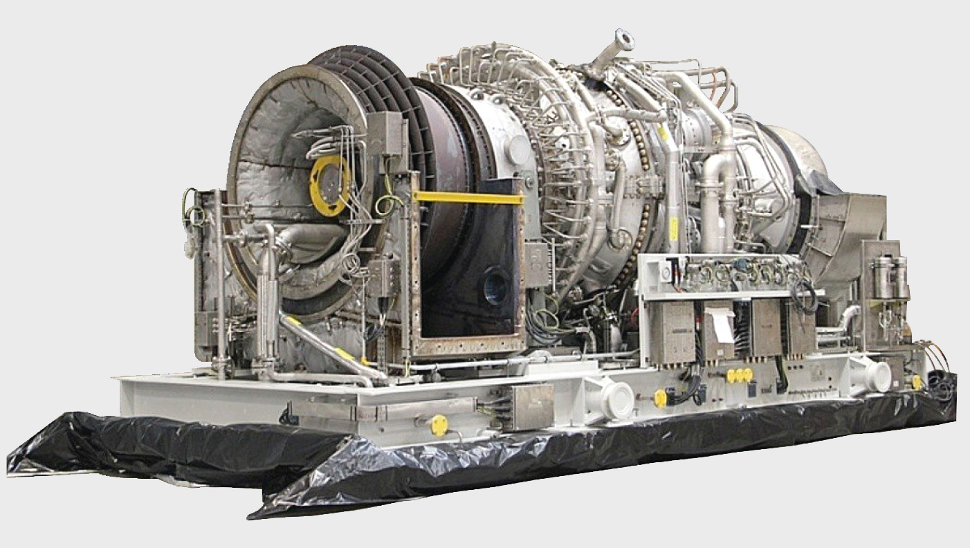 Рис. 1. Газотурбинная установка General Electric MS5002E Источник: reph.ru