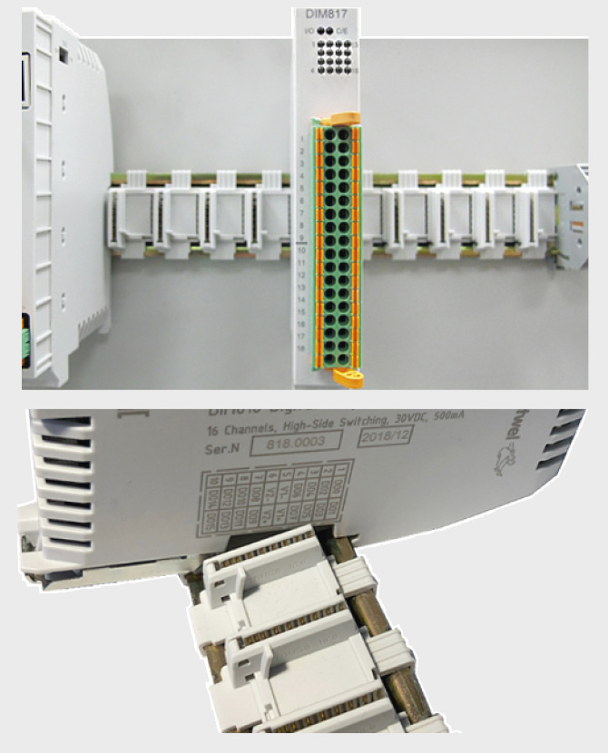Рис. 2. Новая системная шина FASTWEL I/O-2 обеспечивает возможность «горячей» замены модулей