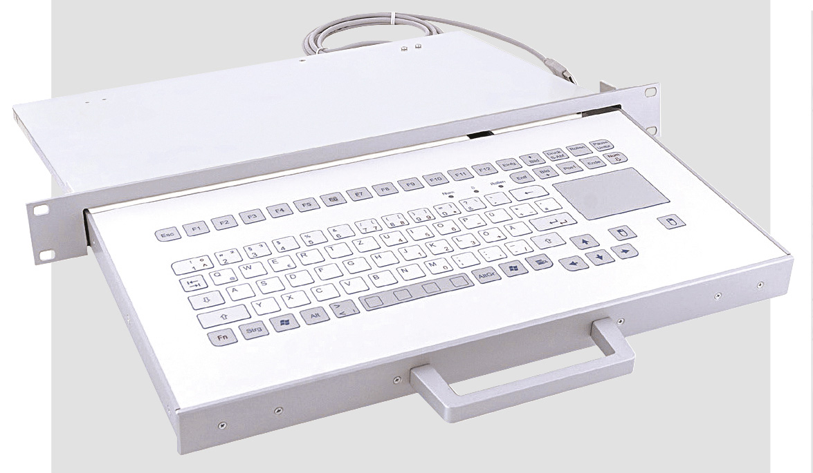 Рис. 2. Клавиатура для 19ʺ стойки GETT TKS-088c-TOUCH-SCHUBL