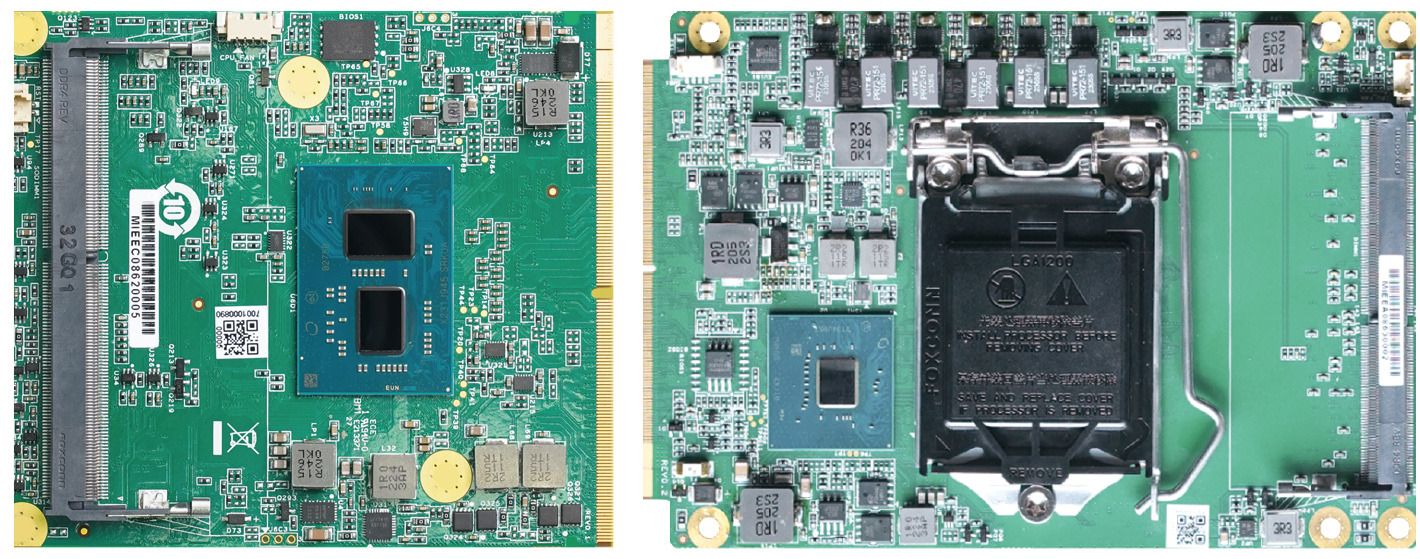 Рис. 11. Компьютеры на модуле NODE-I719 и NODE-I973