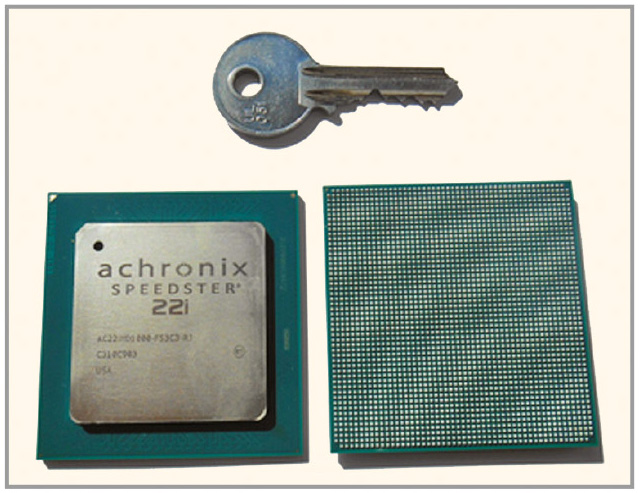Рис. 1. ПЛИС серии Speedster22i в корпусе FBGA2597 (52,5 × 52,5 мм)
