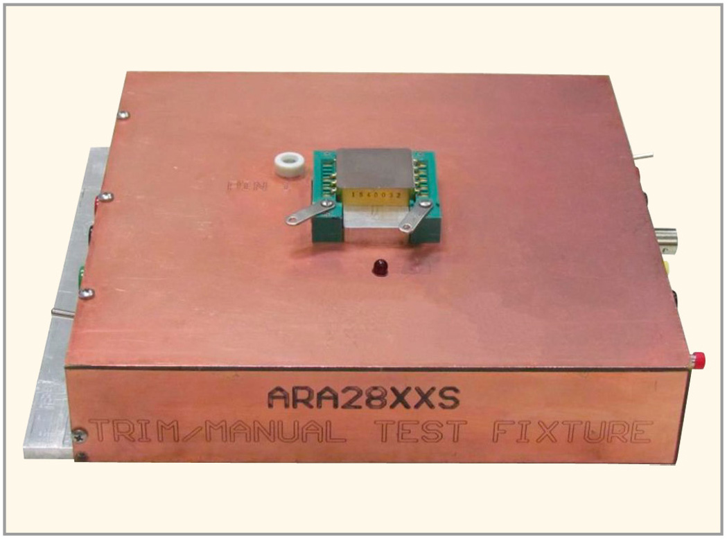 Рис. 15. Приспособление ARA/ARE для испытаний преобразователей ARE100XXS-D с внешним фильтром