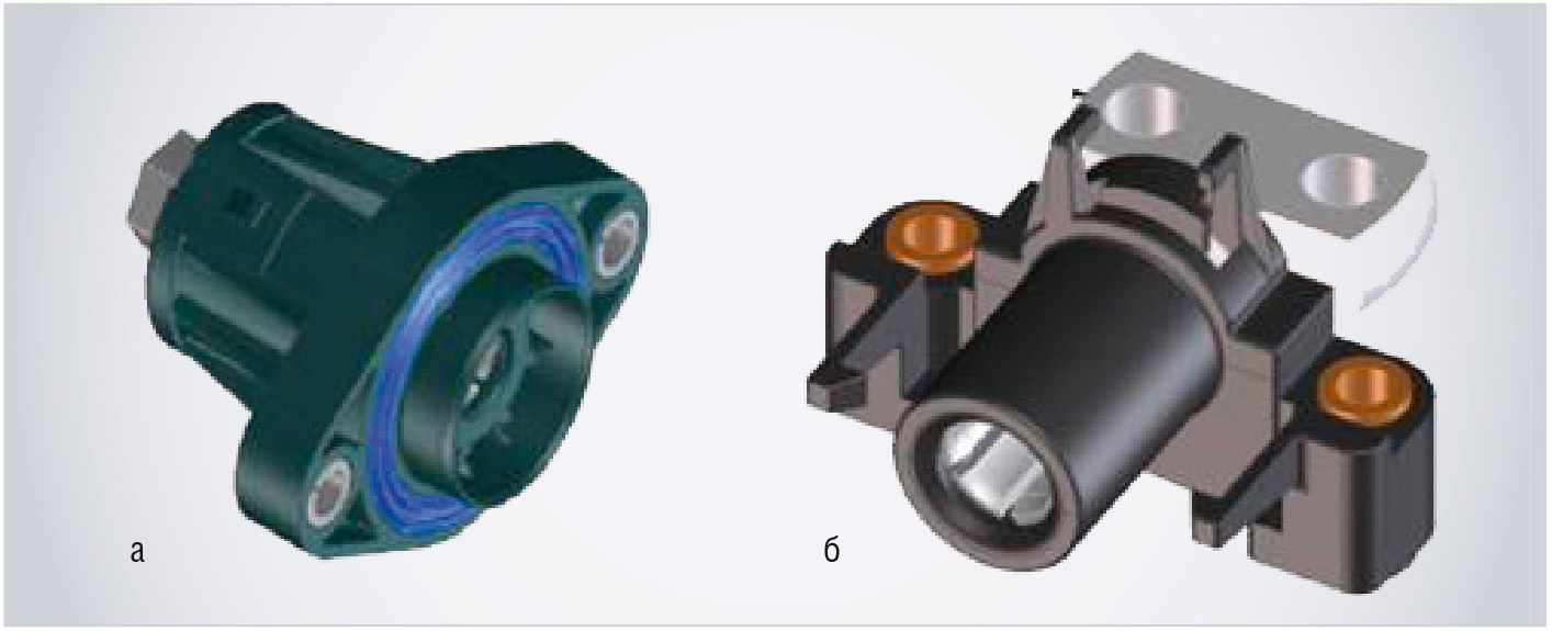Рис. 6. Розетки MAX-LOC Pluggable: а) моторная розетка; б) инверторная розетка