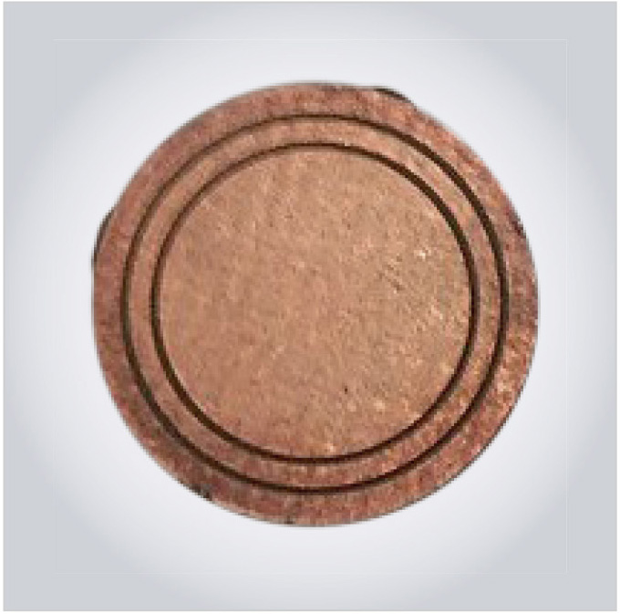 Рис. 7. RFID-метка IDN – 0101 на кольцевых щелевых резонаторах с двумя резонансными состояниями