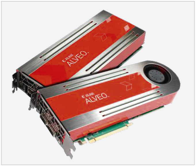 Рис. 4. Ускорители Xilinx Alveo Data Center представляют собой компактные сетевые адаптеры SmartNIC, которые ускоряют динамические рабочие нагрузки, адаптируясь к постоянной оптимизации алгоритмов быстрее, чем акселераторы с фиксированными функциями
