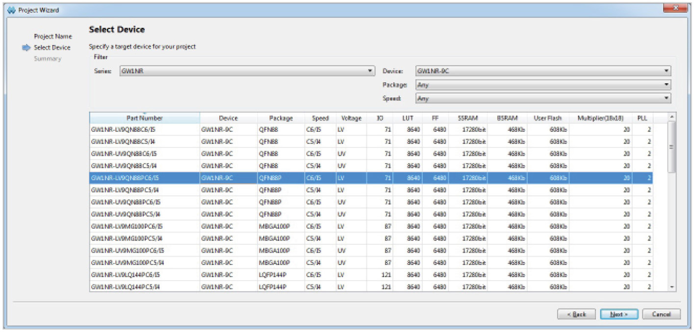 Рис. 4. Окно задания целевой ПЛИСъ\