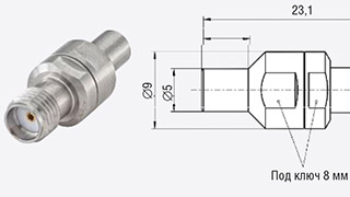 Адаптеры SMP (вилка) – SMA (розетка) зарубежных компаний. Справочные материалы